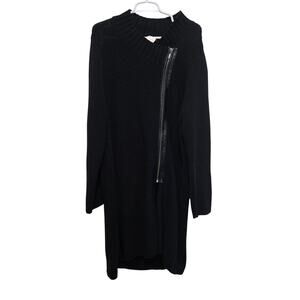 Chico’s Asymmetrical Zip Knit Sweater Dress Size 3 XL